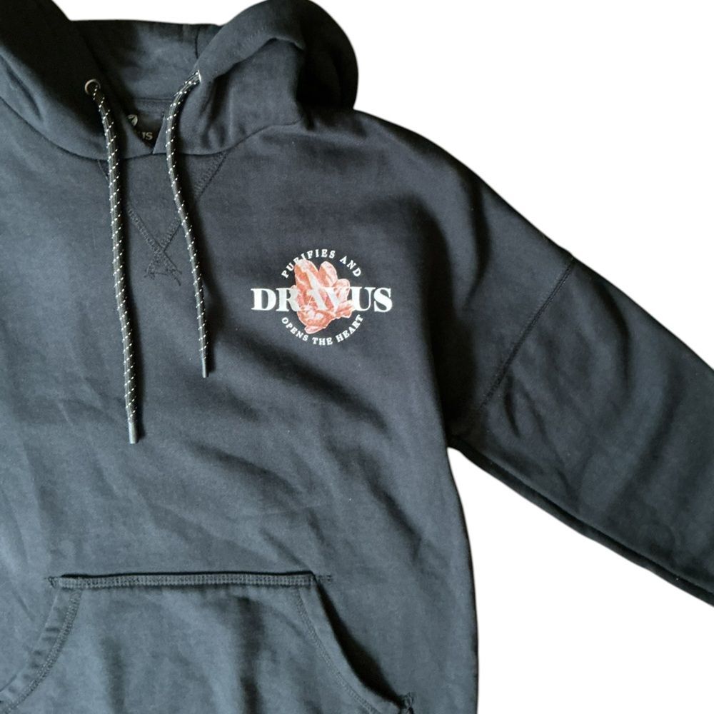 Dravus Minerals of the Earth Graphic Hoodie Black Size S